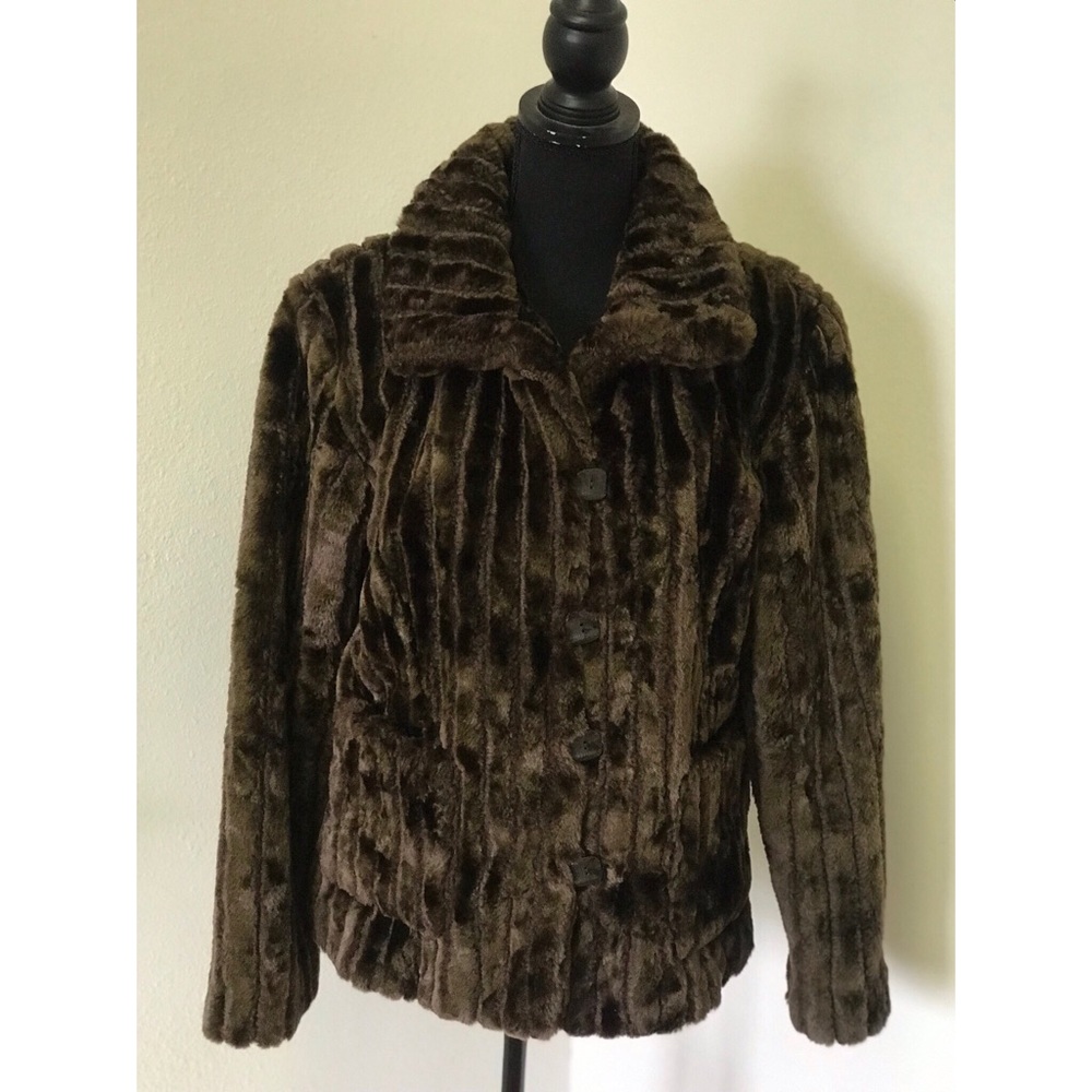 Faux Fur Coat.